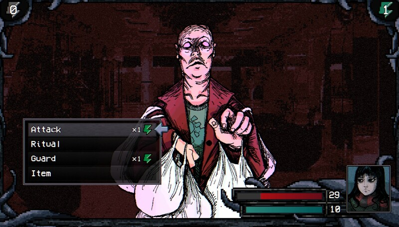 A battle command menu